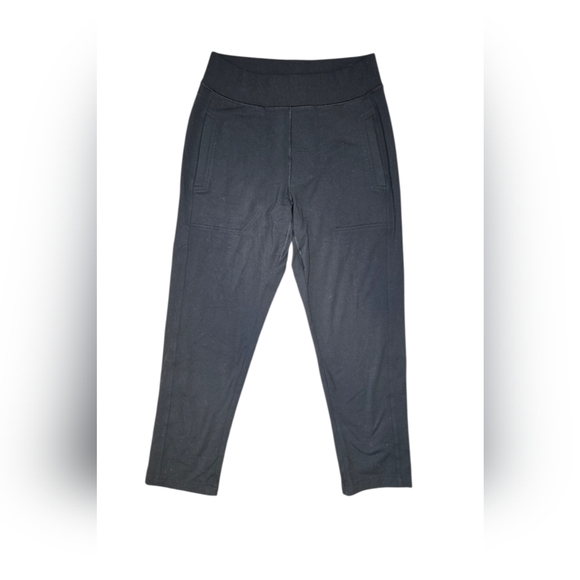 Lululemon Men’s Black Slim Tech Pant Size Small Lounge Gym Casual Siz e Stripe - Picture 2 of 5